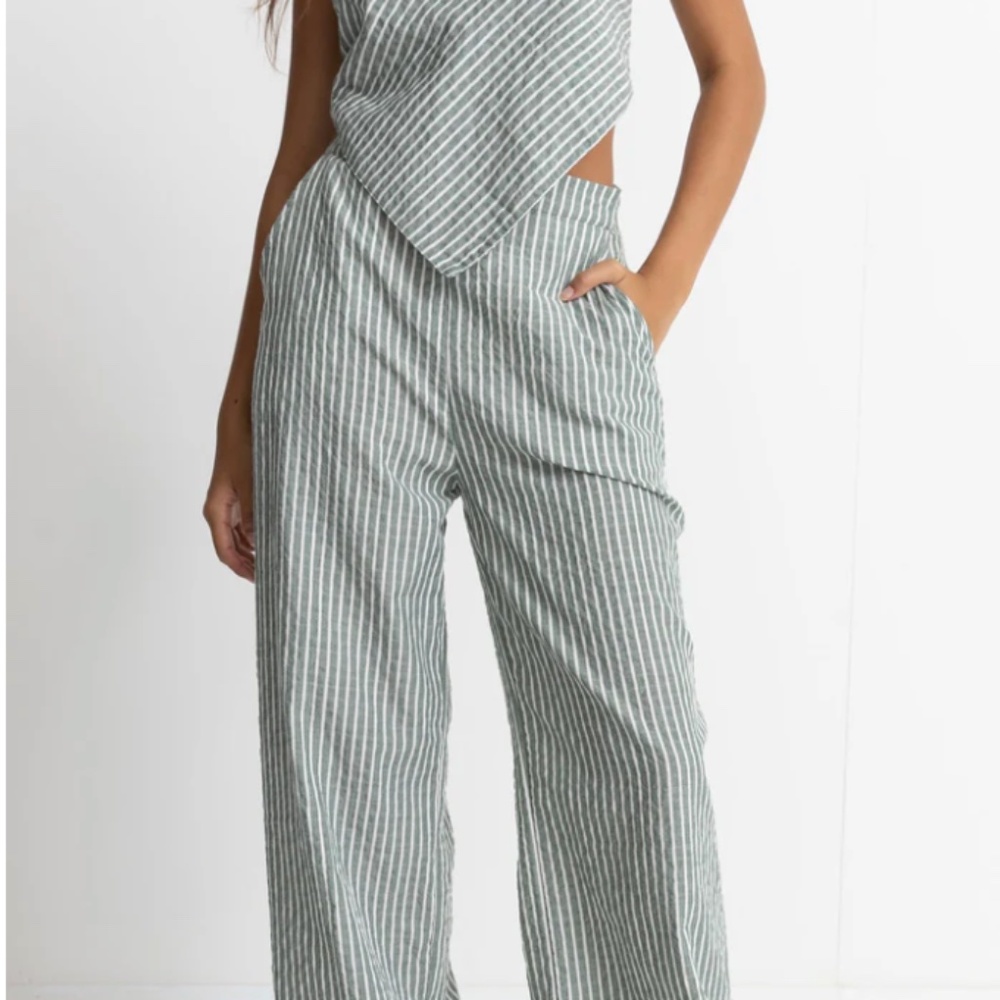 Stevie Stripe Wide Leg Pant - Size 4 - Rhythm Livin